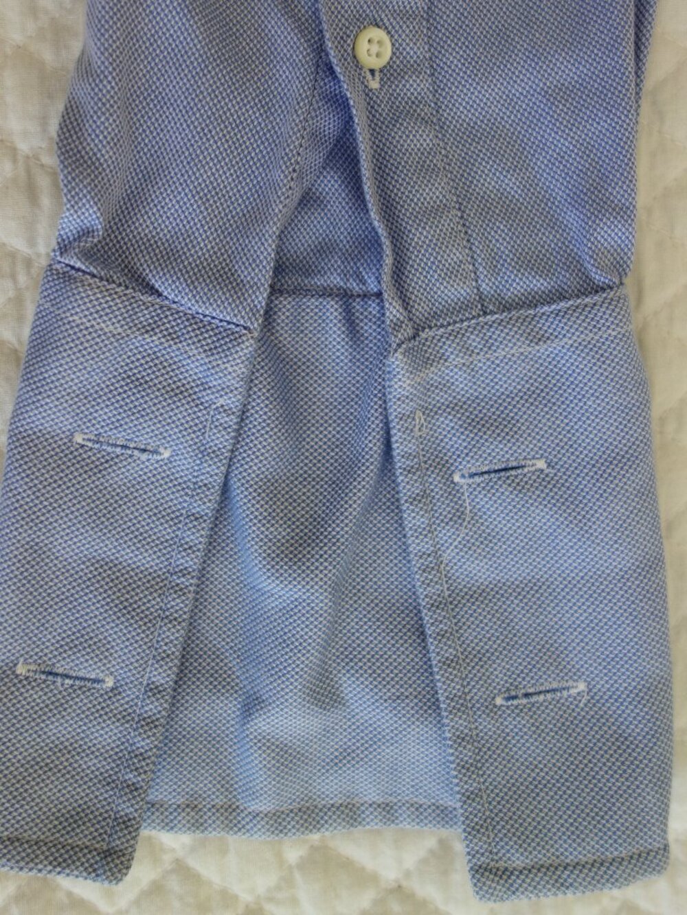 Vntg BROOKS BROTHERS Relaxed Fit Cotton Long Sleeve Button Shirt – 15-1/2 – 3 - Picture 5 of 7